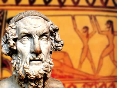 O poeta Homero forneceu grandes informações sobre esse período da história grega